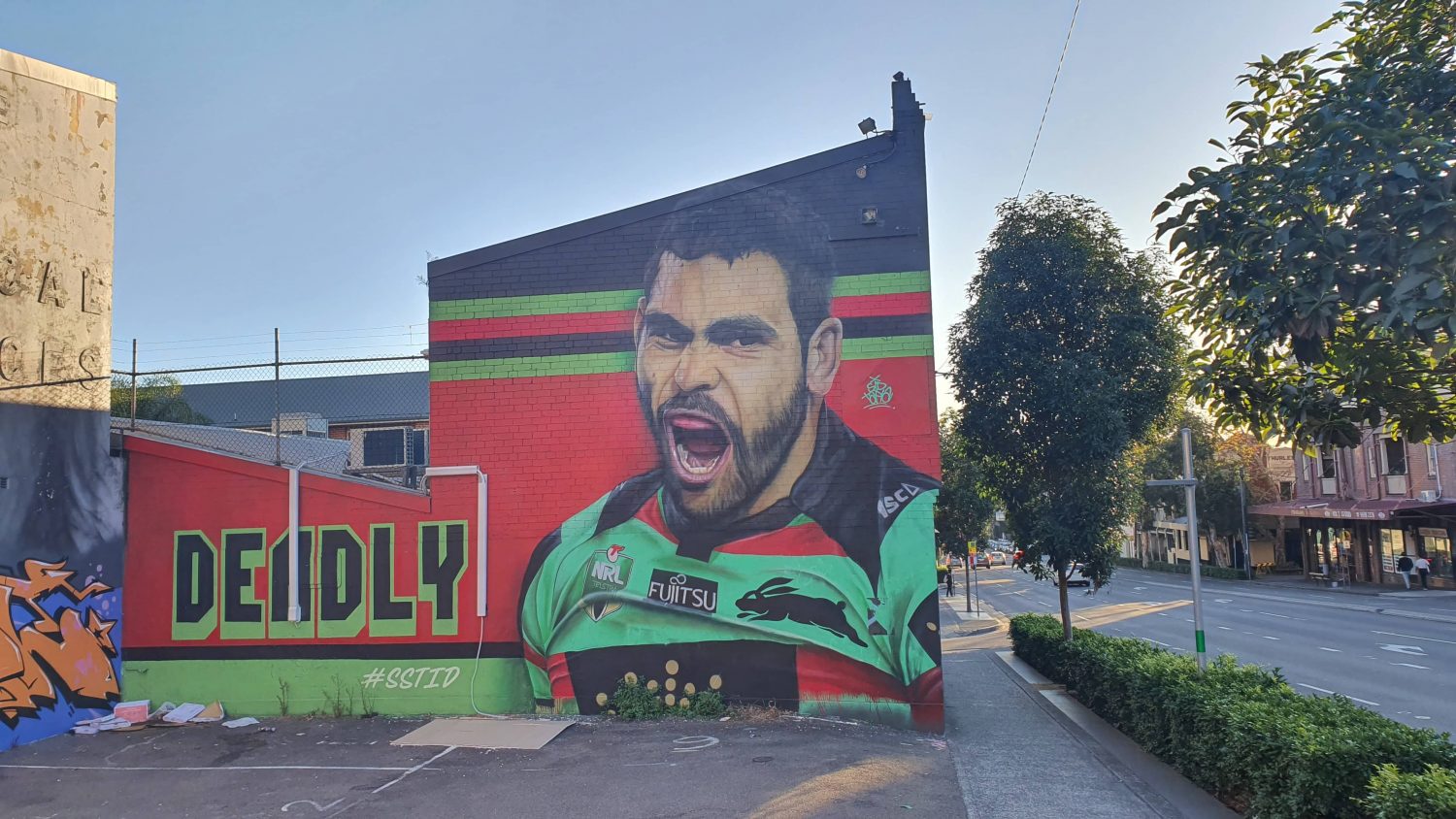 Woodburn Street Redfern Street Art Sydney Art Out Live Sid Tapia