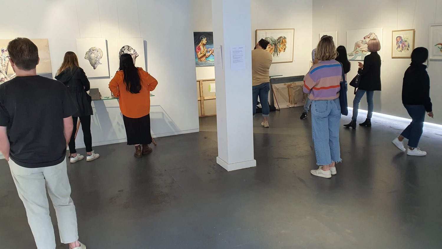 Peach Black Chippendale Gallery Sydney Art Out Walk September 2020 Art Out Live (1)