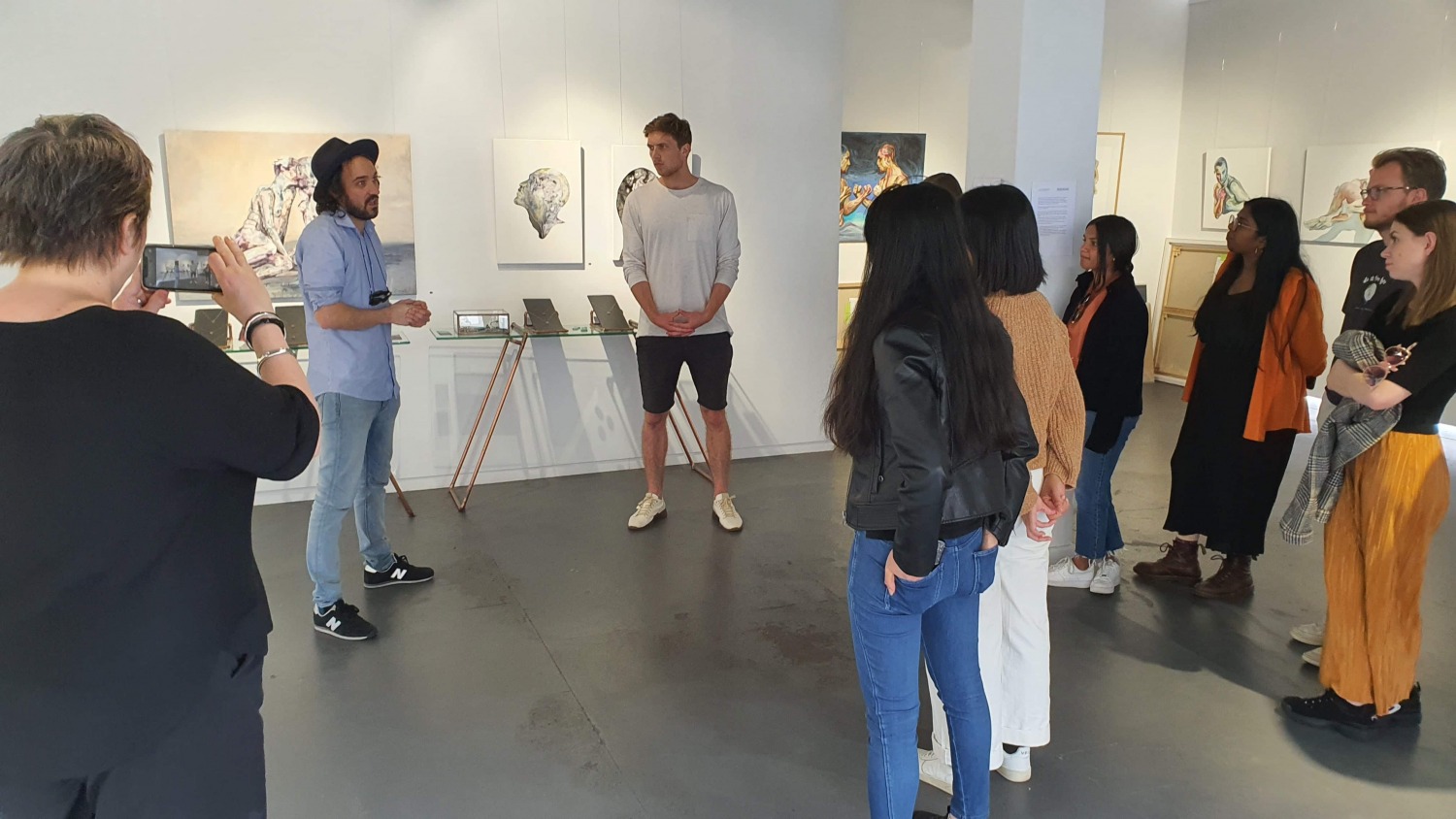 Peach Black Chippendale Gallery Sydney Art Out Walk September 2020 Art Out Live (2)