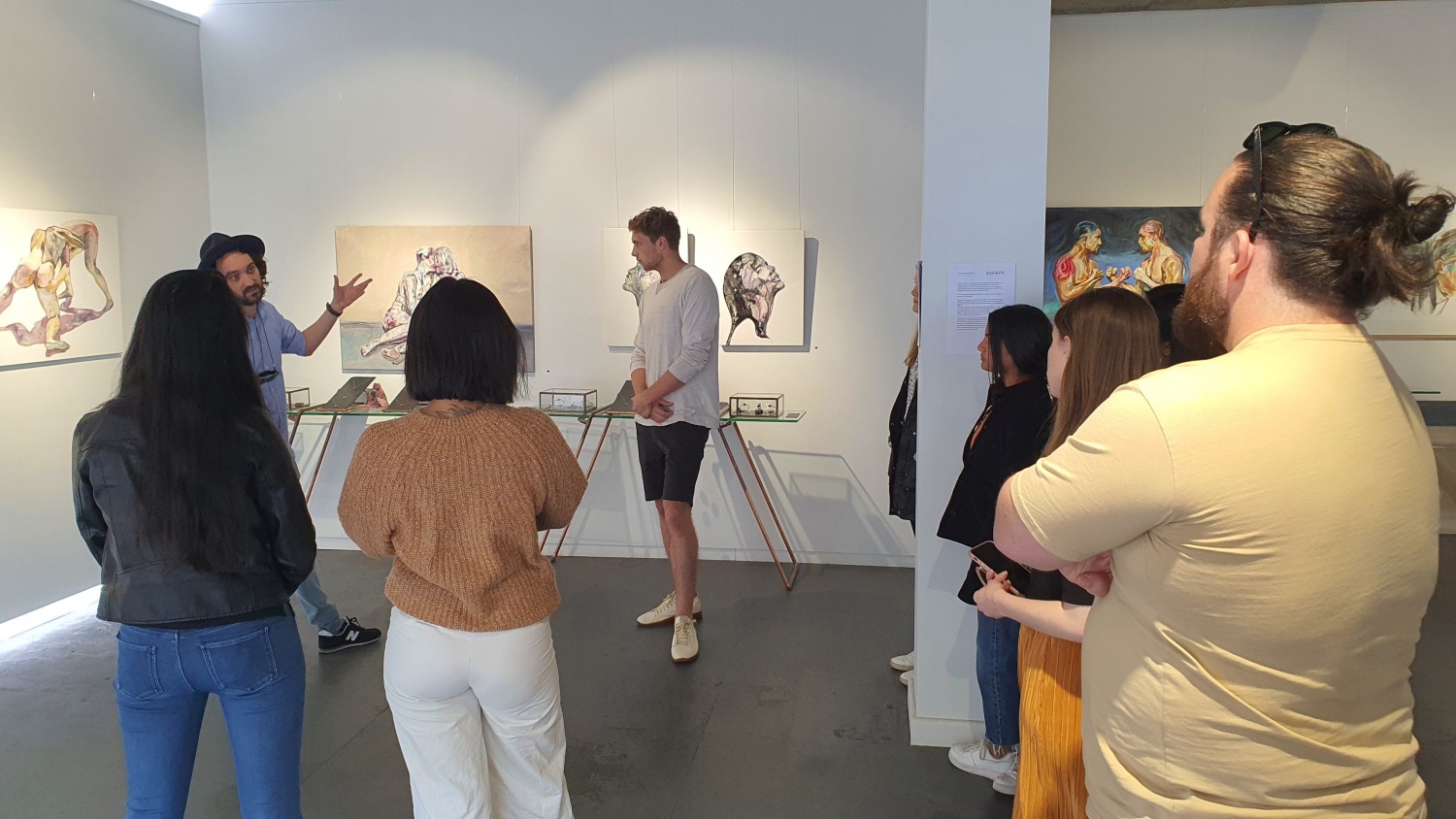 Peach Black Chippendale Gallery Sydney Art Out Walk September 2020 Art Out Live (3)