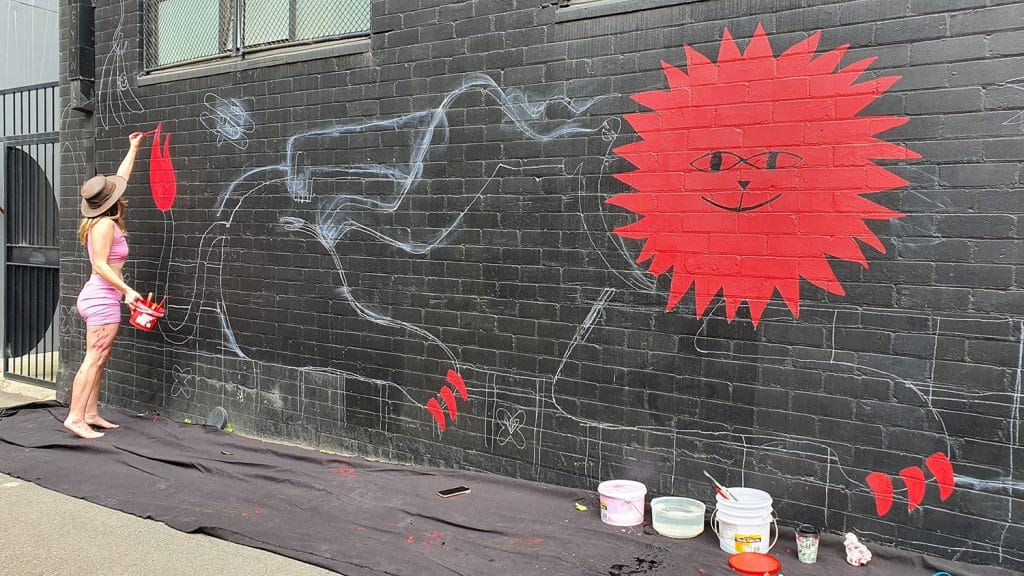 Hudson Street Redfern Street Art Sydney Art Out Live Aley Wild Mural 3