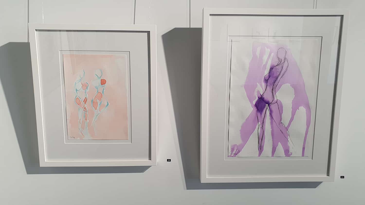 Peach Black Chippendale Gallery Life Drawing Club Exhibition November 2020 Sydney Art Out Live (19)