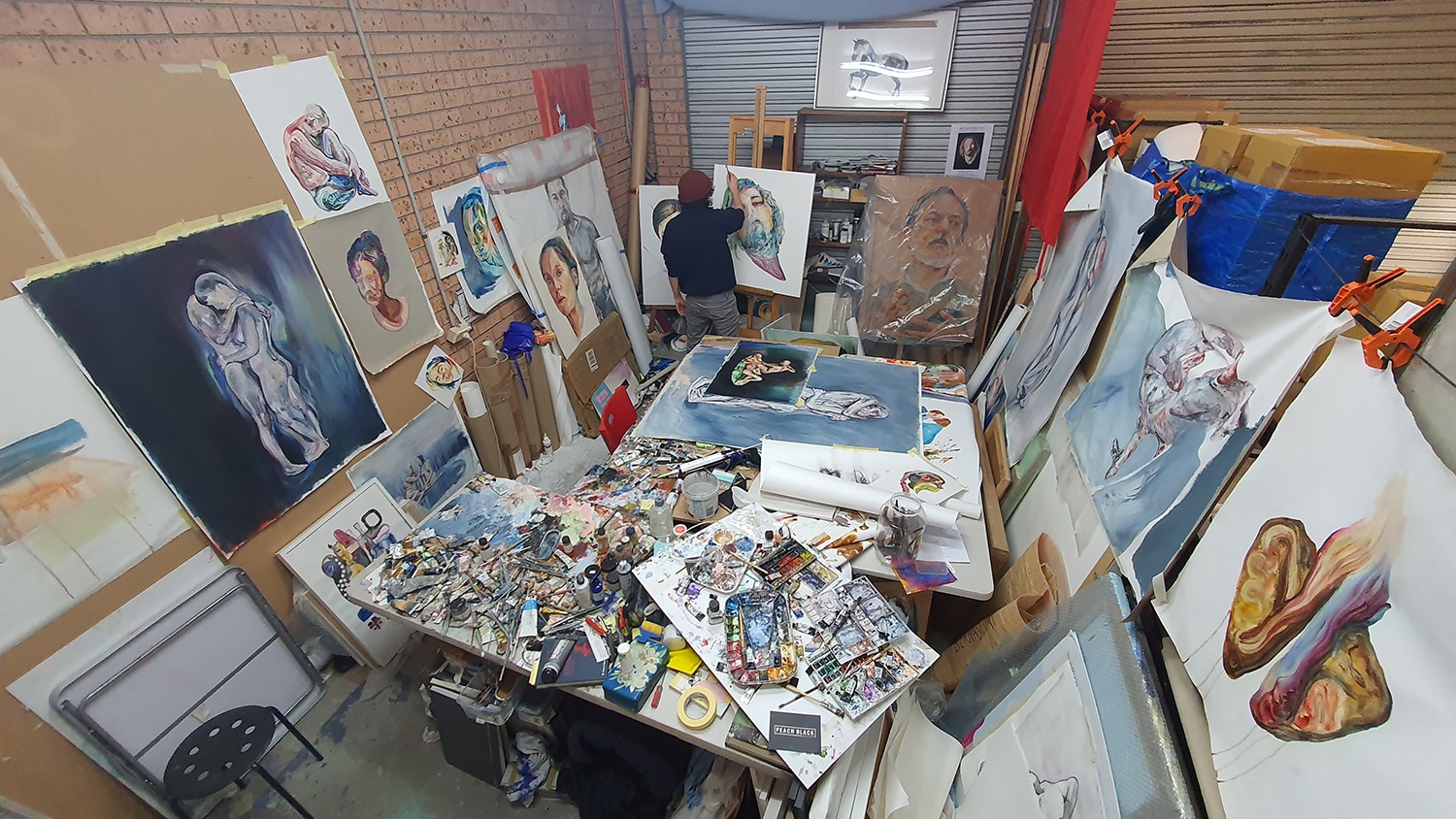 Peach Black Chippendale Gallery Matteo Bernasconi Sydney Art Out Live (5)
