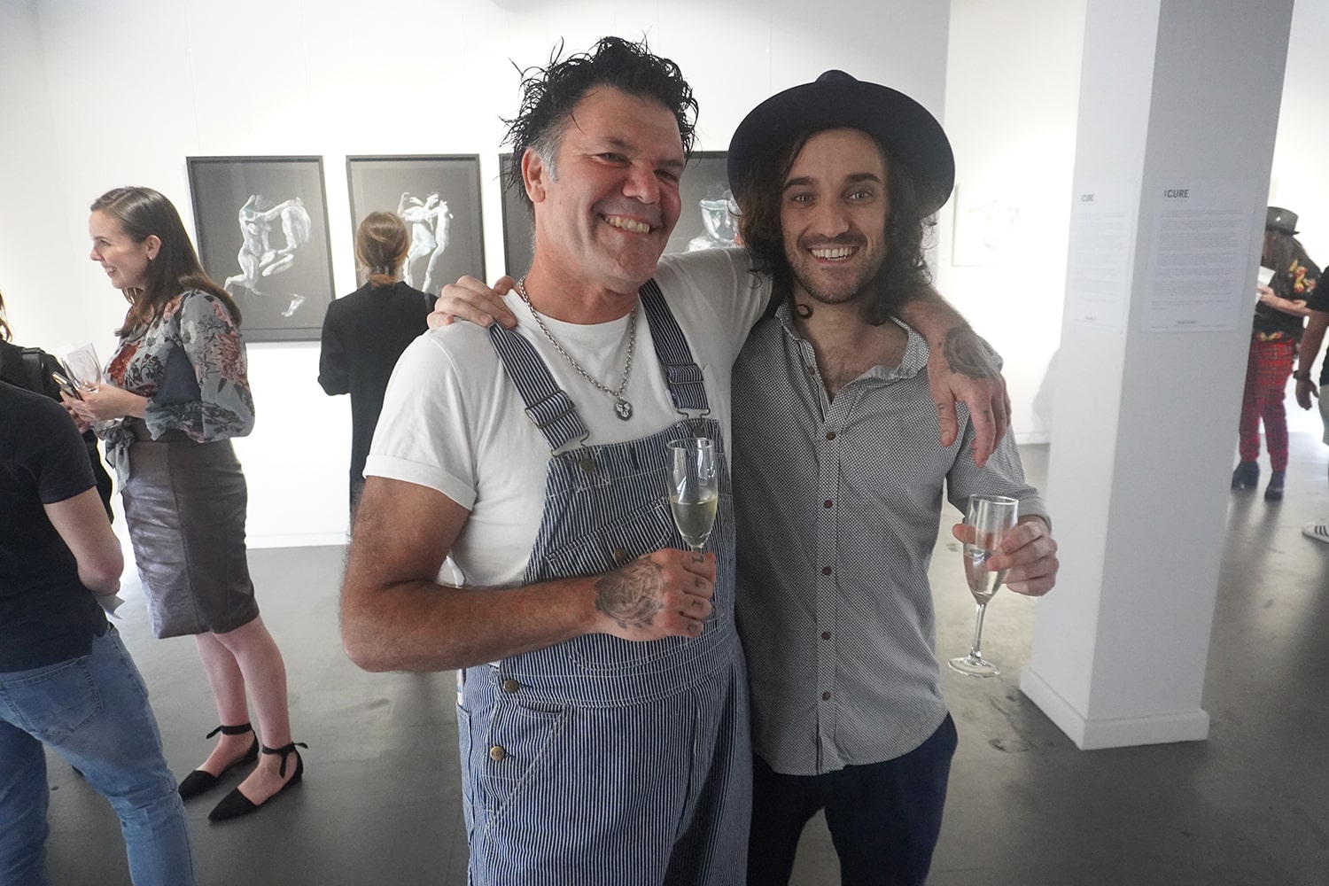 Peach Black Chippendale Gallery Sydney Art Out Live Cure Opening December 2020 11