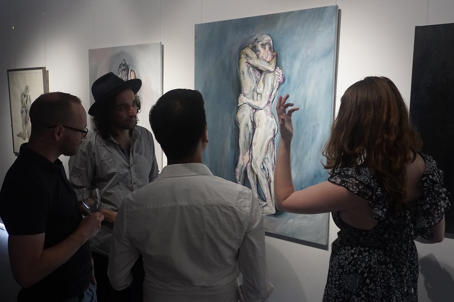 Peach Black Chippendale Gallery Sydney Art Out Live Cure Opening December 2020 12