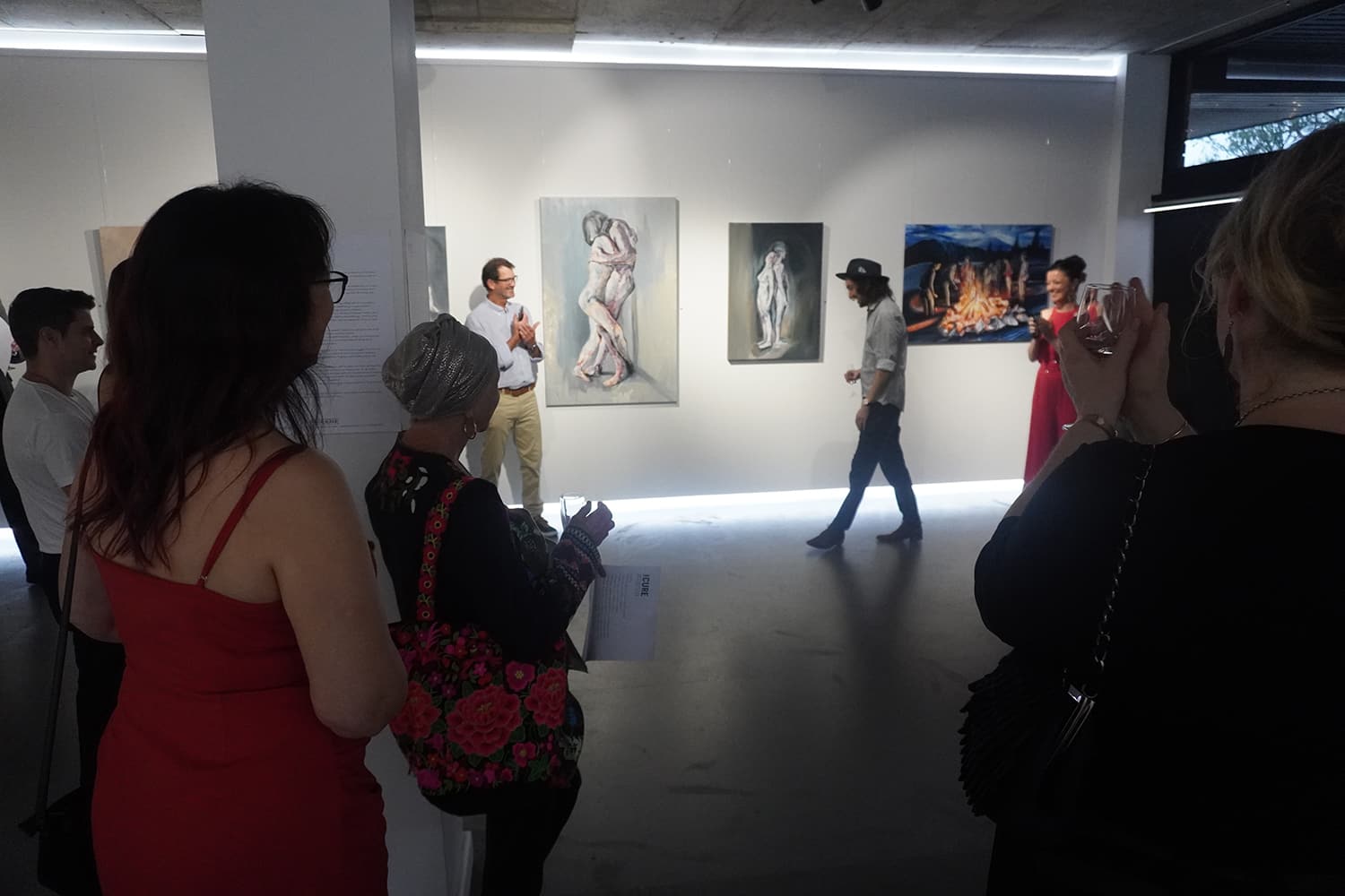 Peach Black Chippendale Gallery Sydney Art Out Live Cure Opening December 2020 6