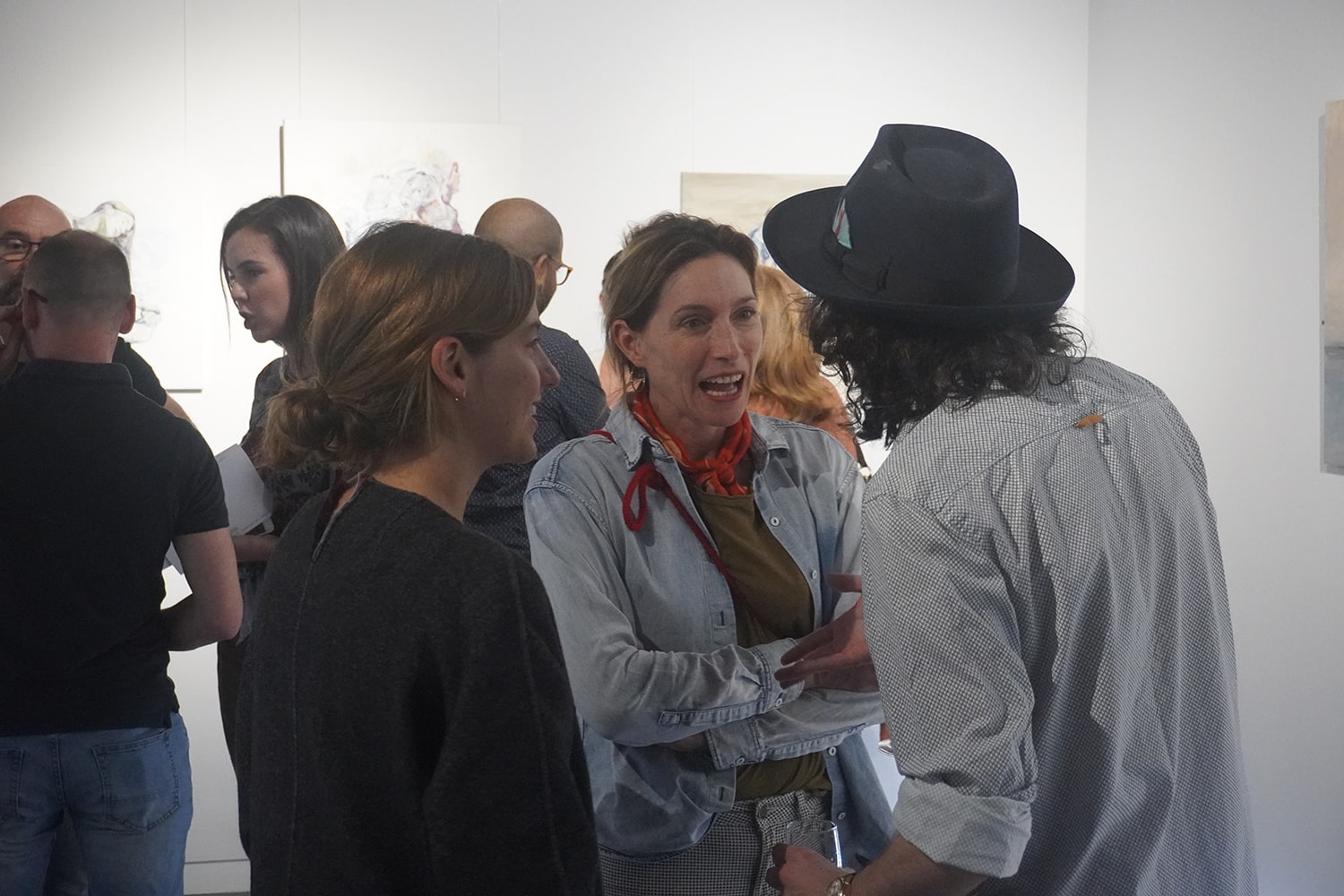 Peach Black Chippendale Gallery Sydney Art Out Live Cure Opening December 2020 9
