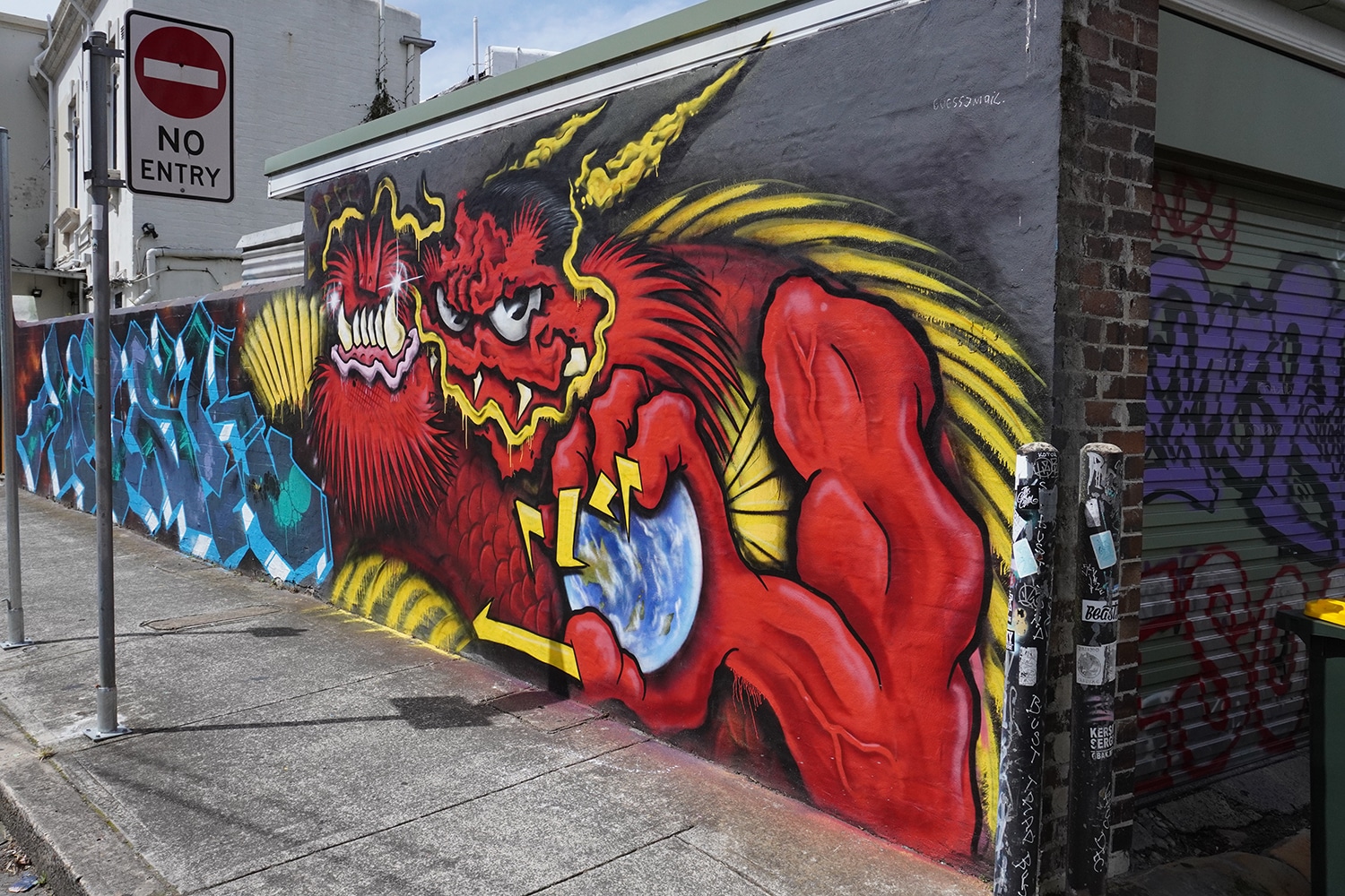 Enmore Lane Enmore Street Art Sydney Art Out Live (1)