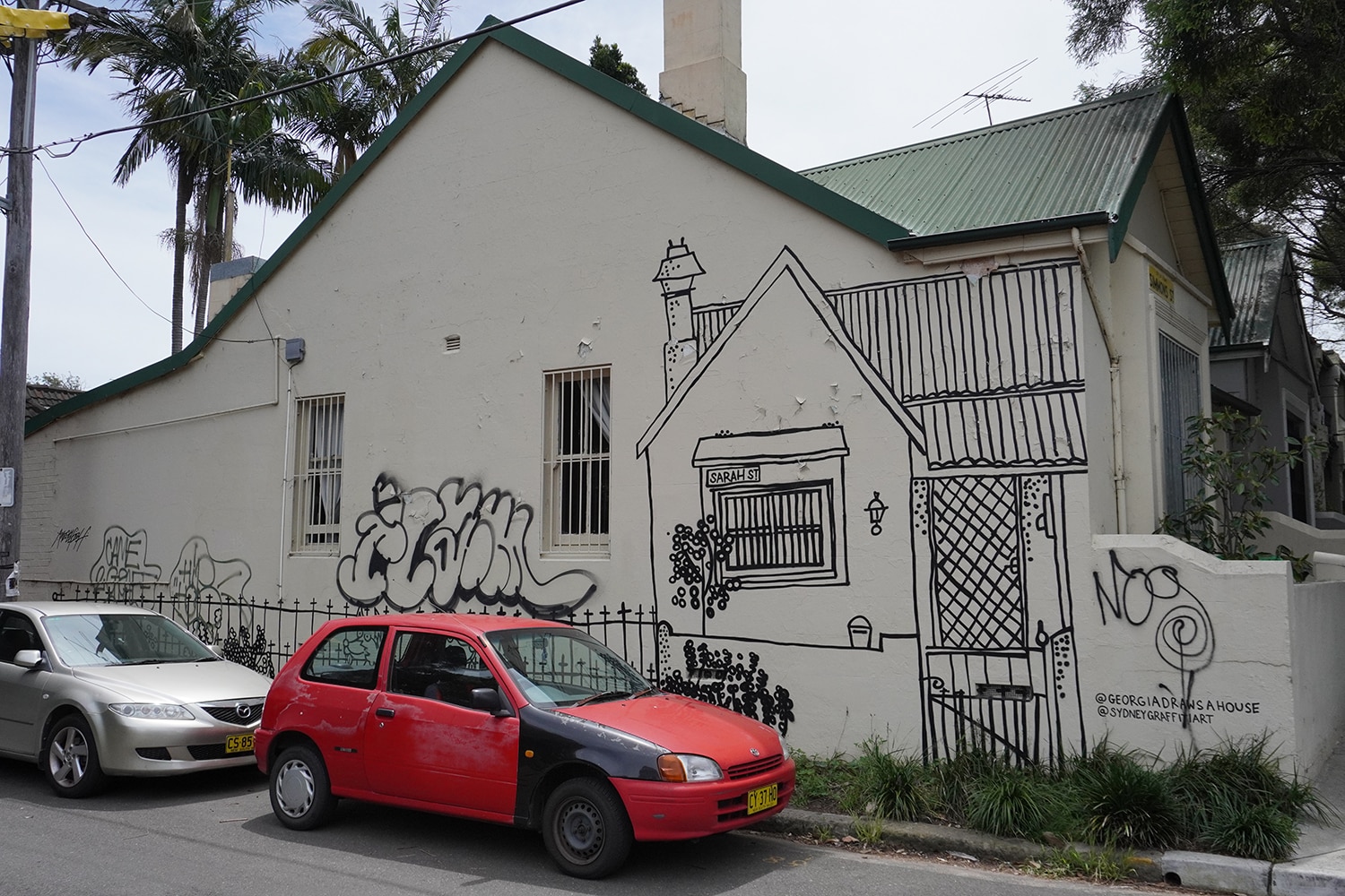 Sarah Street Enmore Street Art Sydney Art Out Live Georgia Norton Lodge